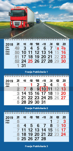 Kimdo - Calendarios de 3 Meses   