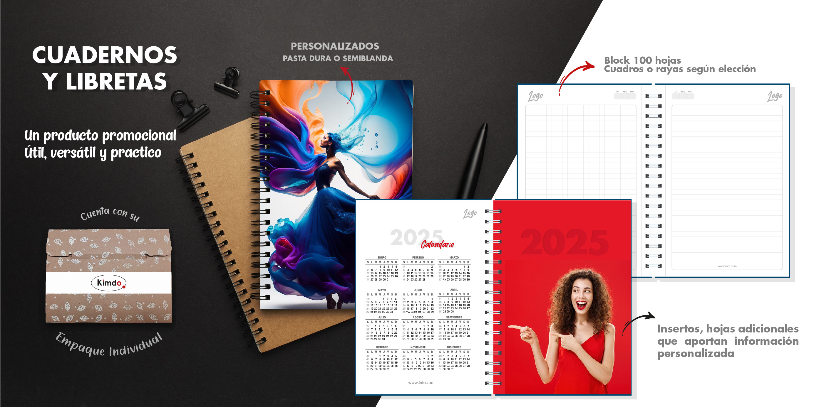 Kimdo - Calendarios de 3 Meses   
