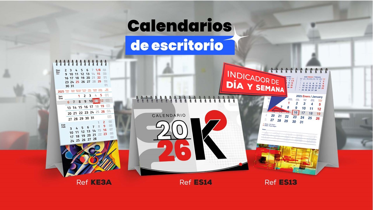 Kimdo - Calendarios de 3 Meses  CALENDARIOS PROMOCIONALES 